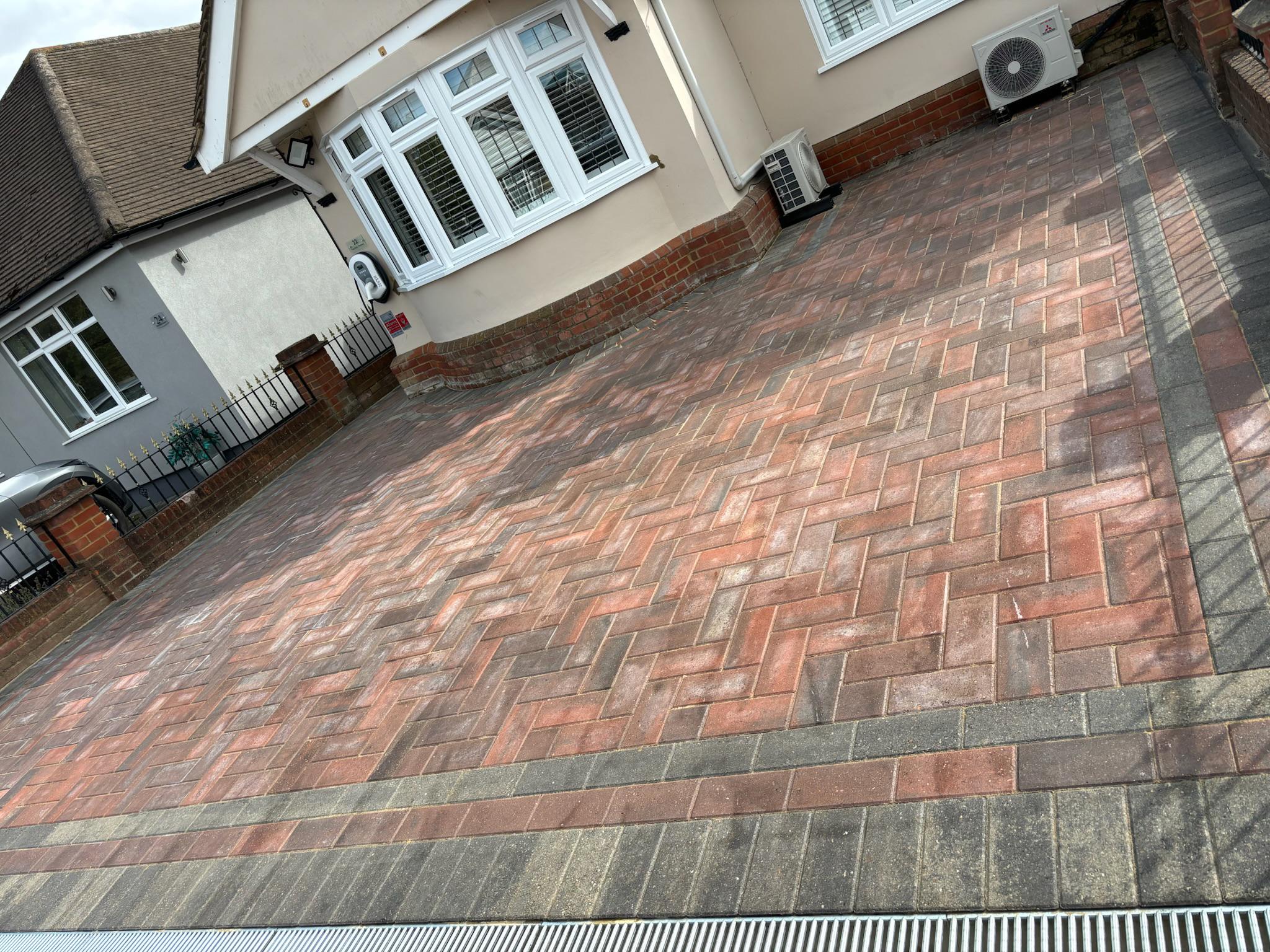 Brindle Delta Block Paved Driveway