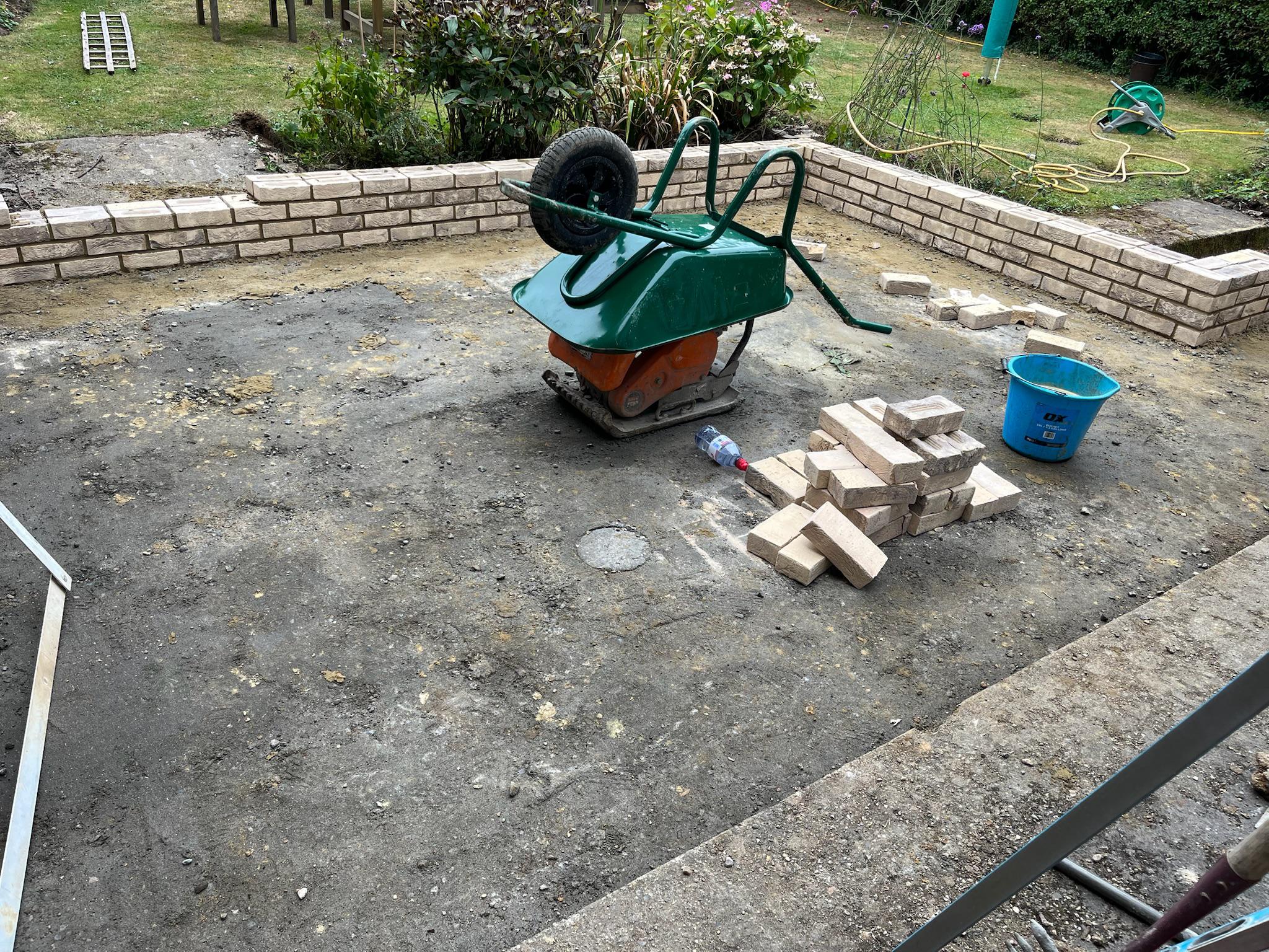 HS Beige Porcelain Patio finished photo 5