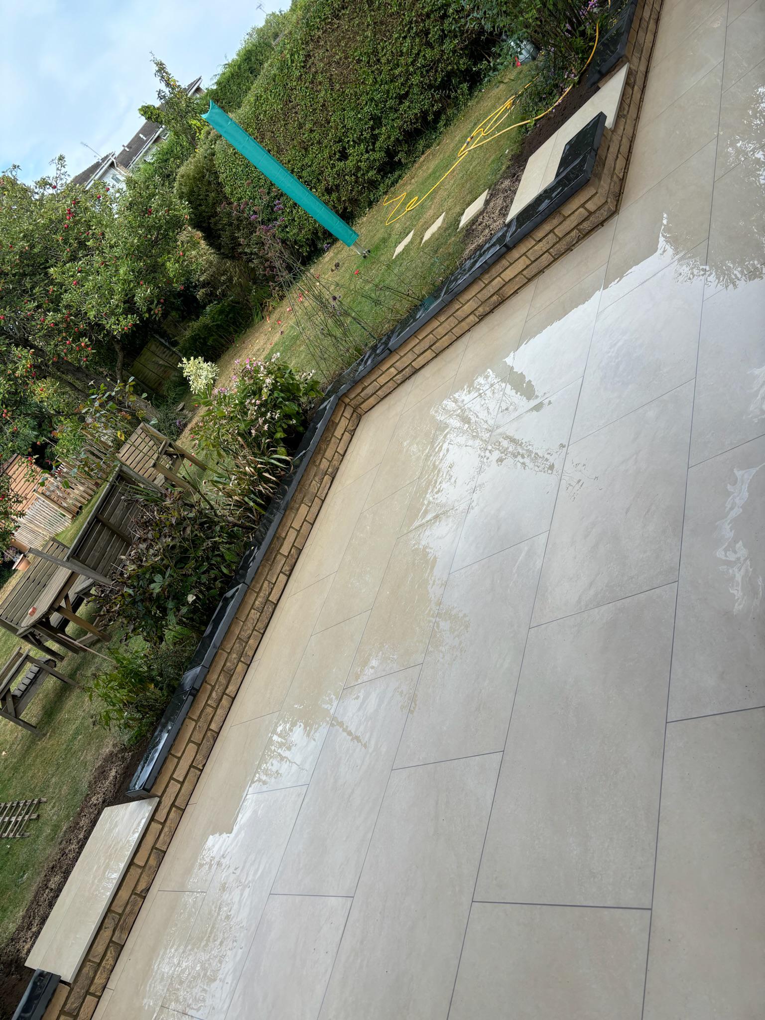 HS Beige Porcelain Patio finished photo 7